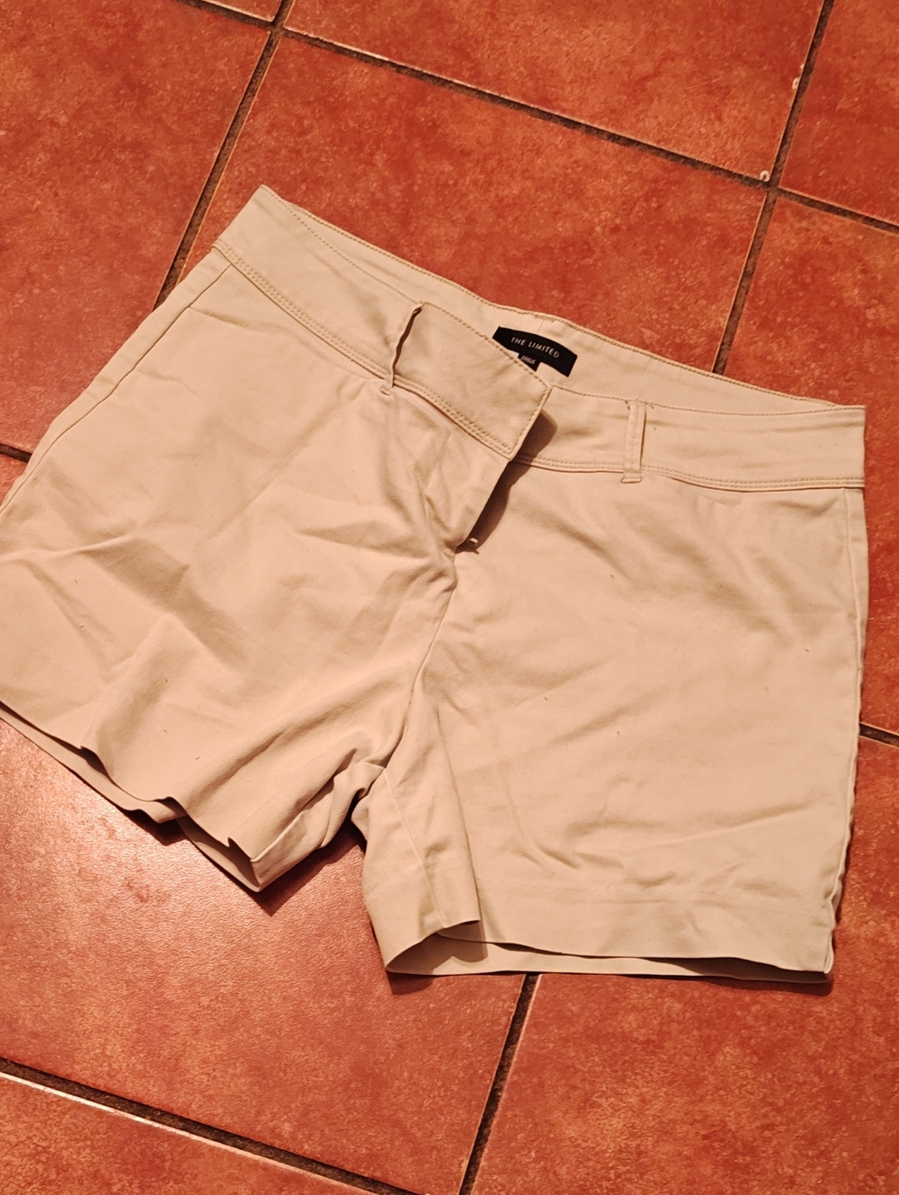 The Limited Cream Women's Tailored Bermuda Shorts